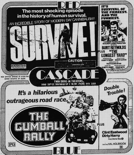 Cascade Drive-In Theatre - Old Ad From Roger Nead